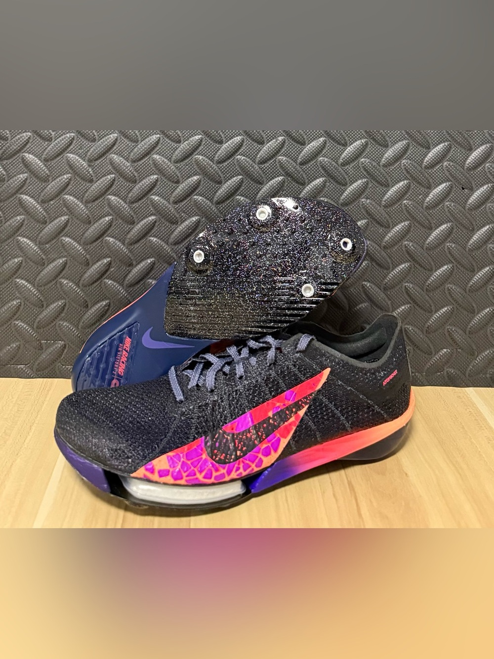 Nike Victory 2 Glam Track Spikes Light Carbon IM9130-001 Mens Size 6 Womens 7.5